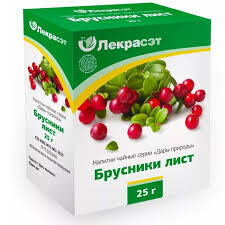 Брусника лист 25 г