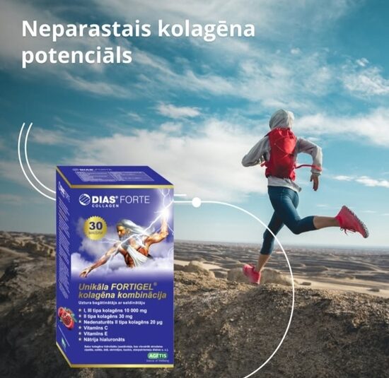 Agetis Dias® Forte Collagen ar granātābolu garšu, 30*10 g