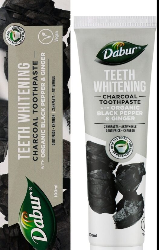Zobu pasta Dabur Charcoal Ar BIO black pepper and ginger