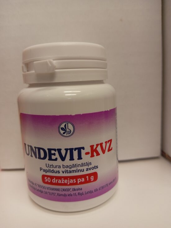 Undevit vitamīni, 50 dražejas