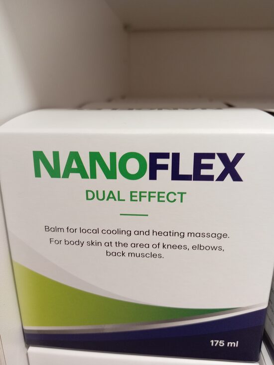 Nanoflex locītavām ar karsto kajennas piparu 175 ml