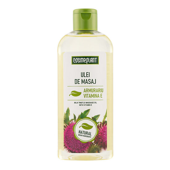 COSMEPLANT Masāžas eļļa ar mārdadža eļļu un E vitamīnu, 200 ml