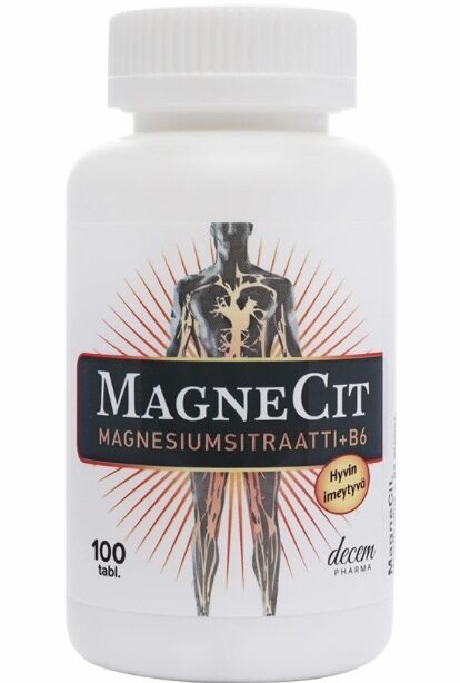 MagneCit magnija citrāts, 100 tabletes
