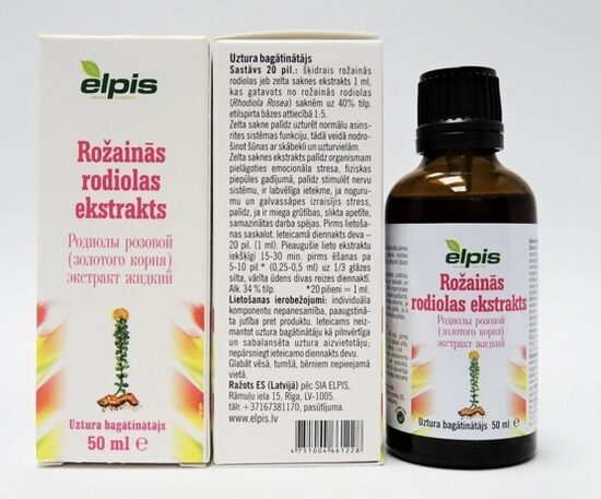 Rožainās Rodiolas Ekstrakts, 50 ml