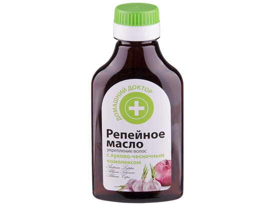 Home Doctor Dadža eļļa matu stiprināšanai ar sīpolu-ķiploku kompleksu, 100 ml