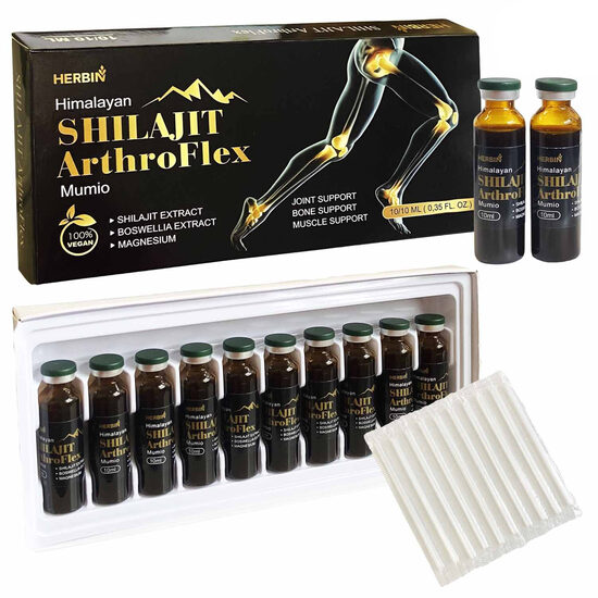 Пищевая добавка для суставов Гималайское мумие (Shilajit) "ArthroFLEX", 10 шт по 10 мл 