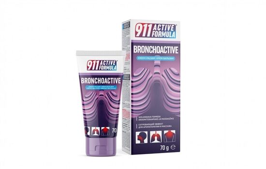 911 active formula BRONCHOACTIVE krēms-balzams, 70 g