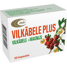 Vilkābele plus 20 kapsulas