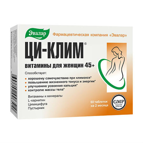 CI KLIM vitamīni sievietēm + 45