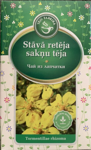 Stāvā retēja sakņu tēja