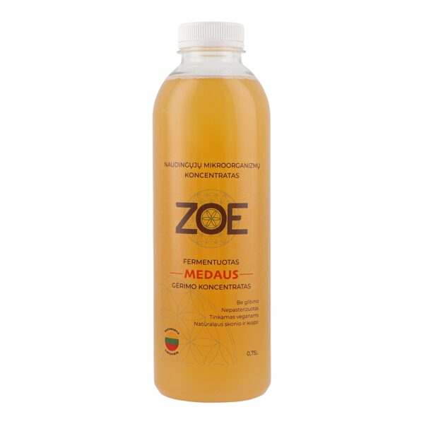 Raudzēta dzēriena koncentrāts no ZOE HONEY, 0,75 l
