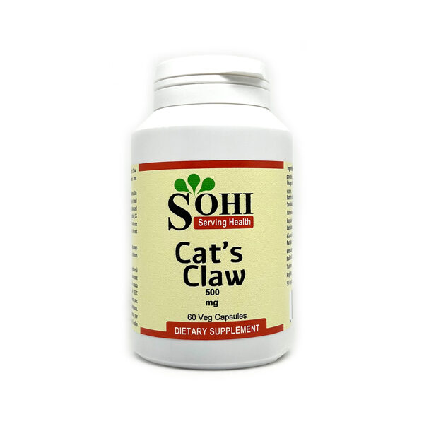 SOHI Cat’s Claw 500 mg N60 veģetārās kapsulas(kaķu nags)