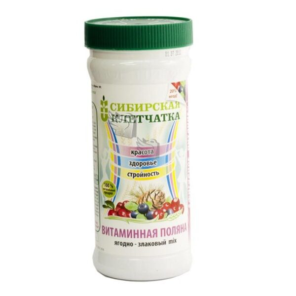Vitaminnaja Poljana (vitamīnu pļava) Sibīrijas škiedrviela 280g
