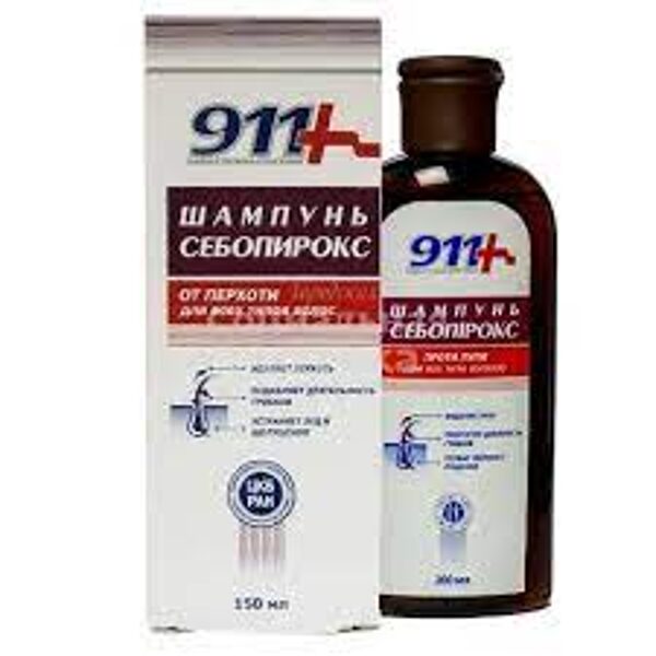 911 Sebopirox pretblaugznu šampūns, 150 ml