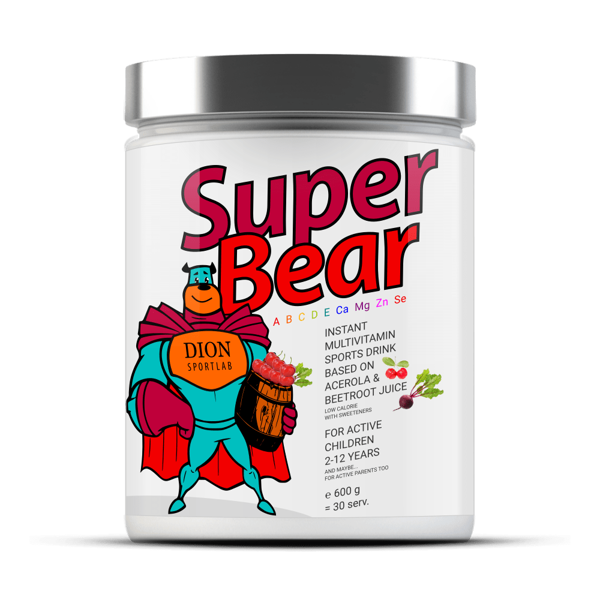 SUPER BEAR Витаминный напиток для детей SUPER BEAR Vitaminizēts dzēriens bērniem