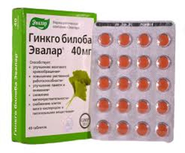 EVALAR GINKGO BILOBA, N40