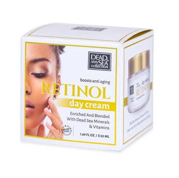 DEAD SEA COLLECTION Retinol Pretnovecošanās dienas sejas krēms ar retinolu un Nāves jūras minerāliem, 50 ml