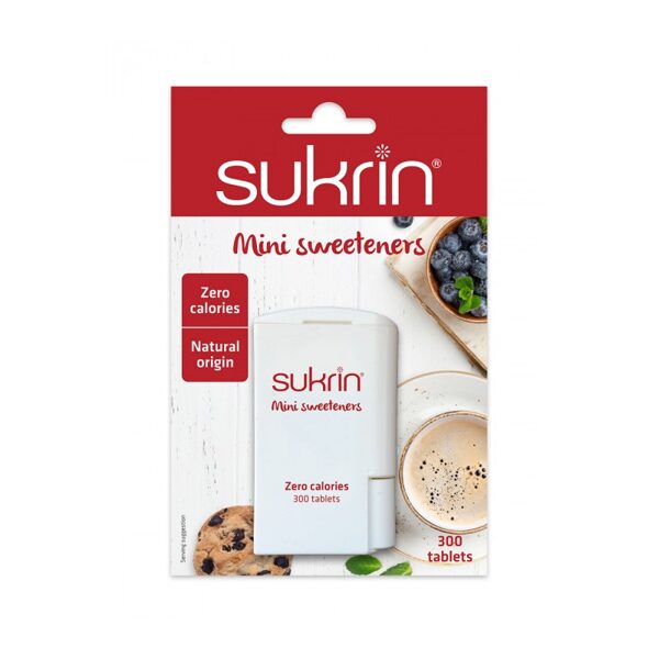 Подсластитель Sukrin Mini Sweeteners в таблетках, 300 таб. 